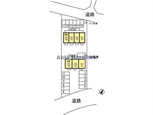 アイリスB　(高崎市下中居町)の物件外観写真